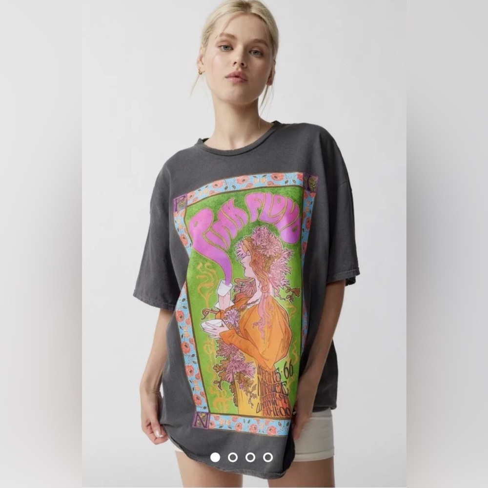 URBAN OUTFITTERS Pink Floyd London Tour Oversized T-Shirt  S/M